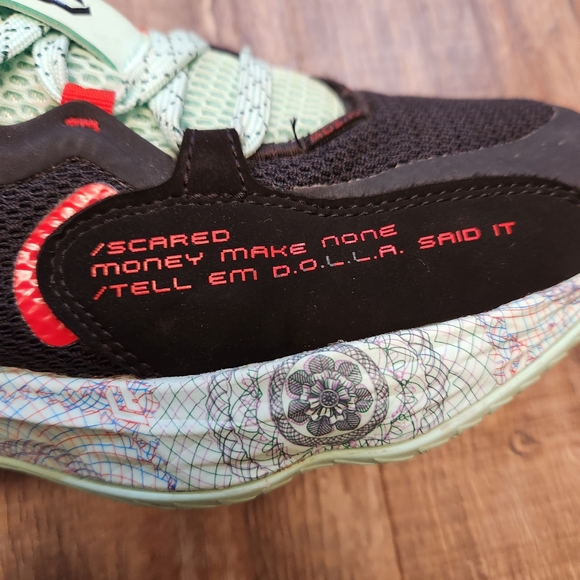 Adidas Dame 7 EXT/PLY black clear mint basketball shoes - Picture 8 of 9